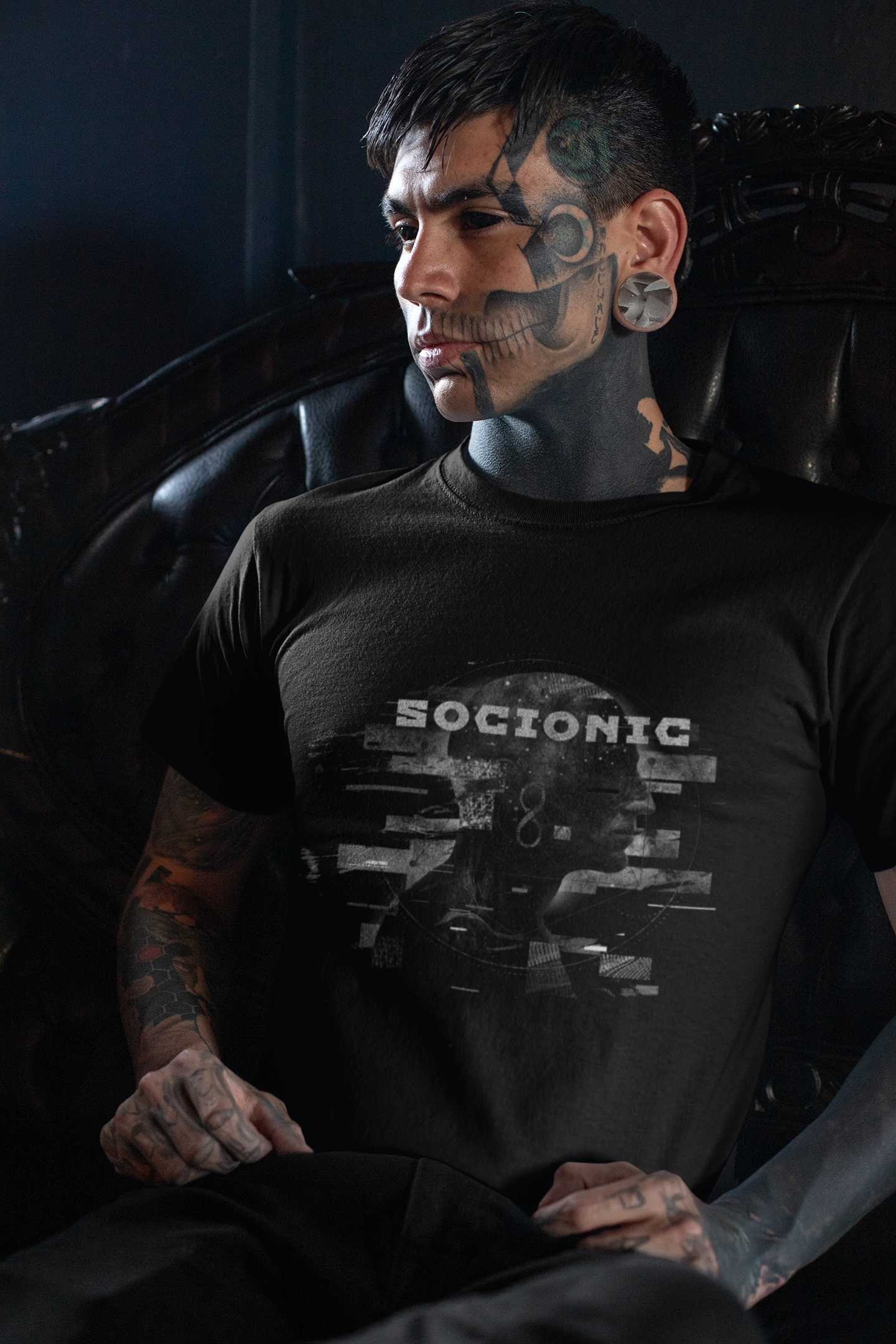 Socionic “Psychosis” T-shirt (b+w)